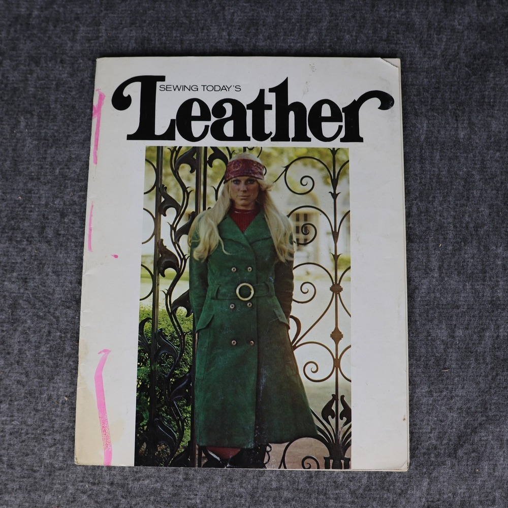 Vintage Sewing Today's Leather Tandy Leather Co PB Illustrated Patterns 1970s
